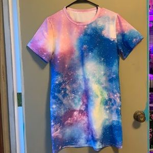 Black Milk T-shirt galaxy dress